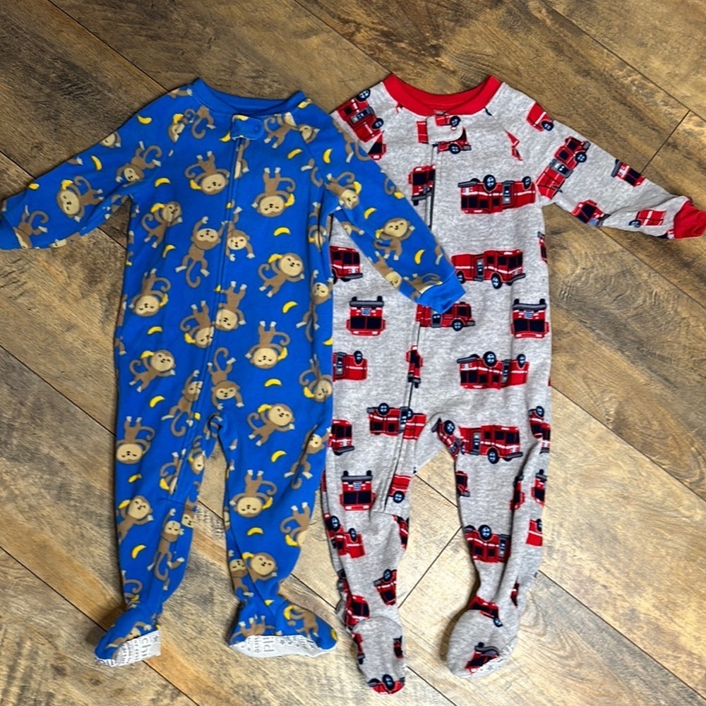 CHILD OF MINE Bundle of Toddler Blanket Sleepers, Size 18M, EUC
